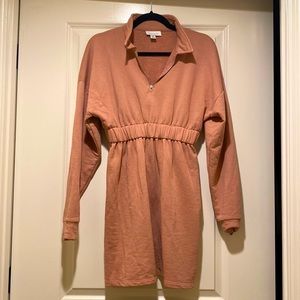 TopShop Pink Sweatshirt Dress, Size 4